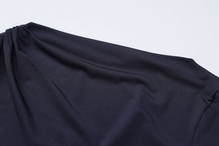 Long sleeve ruched high rise pant set