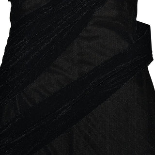 One shoulder irregular patchwork slit cami maxi dress