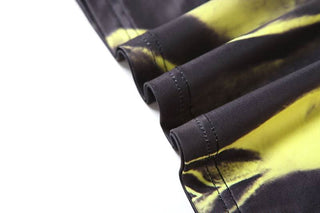 Long sleeve crewneck ruched print maxi dress