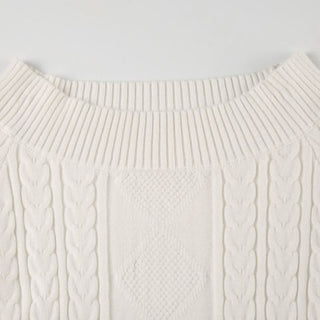 Off shoulder long sleeve sweater top