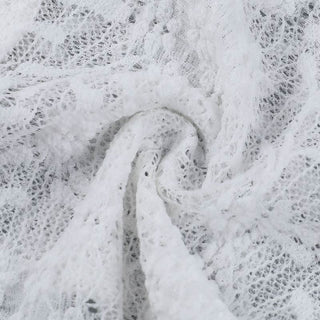 Lace slit ruched bowknot spaghetti strap top