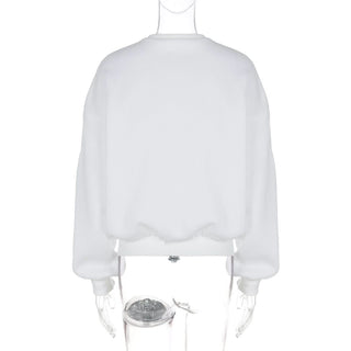 Long sleeve crewneck leopard pattern zip-up top