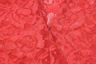 Long sleeve high neck see through lace maxi dress