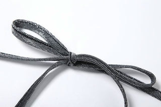 Self tie halter flower applique backless top