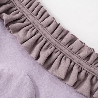 U neck ruffle ruched cami top