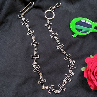 Hollow out cross decor leg warmer gloves