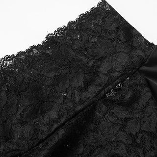 Long sleeve off shoulder see through lace pant set