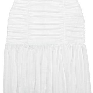 Halter ruched backless solid maxi dress