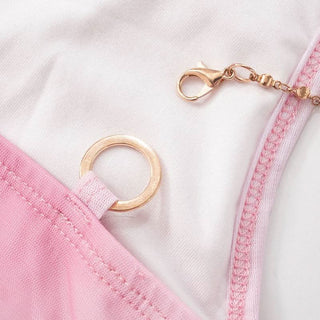 Ruched slit gloves mesh metal chain cami maxi dress