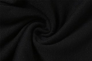 Long sleeve self tie bowknot hollow out solid crop cut out top