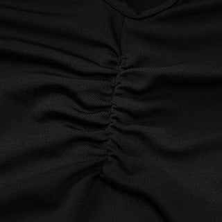 Halter hollow out backless v neck slit cut out midi dress