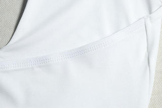 Halter v neck backless solid maxi dress