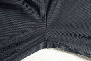 Zip-up self tie ribbed square neck solid pant set