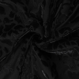 Hollow out halter self tie slit print cut out midi dress