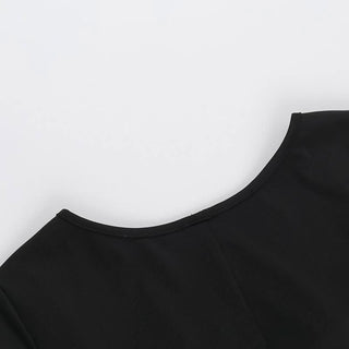 Long sleeve sweetheart neck bowknot mini dress