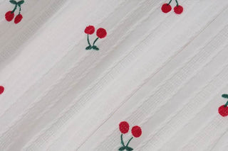 Halter v neck cherry print bowknot mini dress