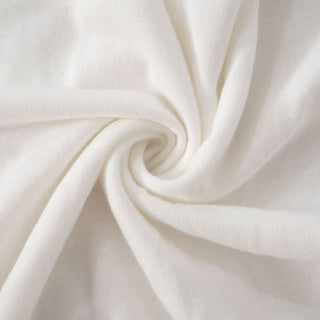 Long sleeve ruched irregular ruffle crewneck top