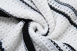 Long sleeve knitted maxi skirt set