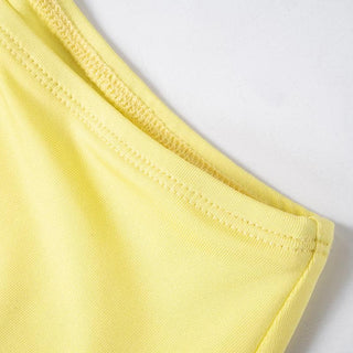 Ruched mesh irregular cami maxi skirt set