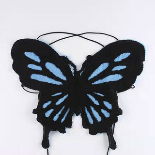 Butterfly pattern backless corss back cami top