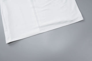 Off shoulder long sleeve slit o ring maxi dress