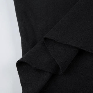 Long sleeve off shoulder solid top