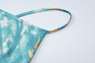 Tie dye cross front cami maxi dress