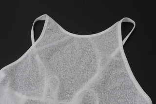 Chiffon see through 2 piece cami top