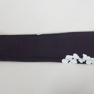 Long sleeve crewneck flower print mini dress