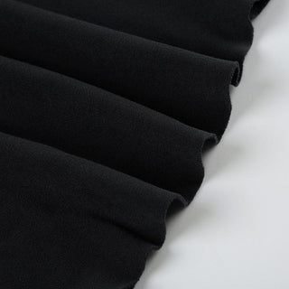 Long sleeve off shoulder solid top