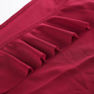 Square neck ruffle mesh ruched cami mini dress