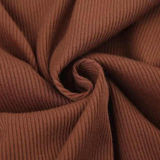 Long sleeve button high slit v neck irregular midi dress-final-sale