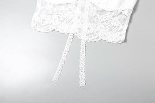 Halter v neck lace cami top