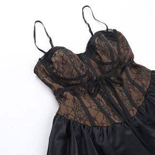 Sweetheart neck corset shrug 2 piece cami mini dress