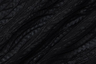 Sheer mesh solid halter self tie gloves backless jumpsuit skirt set
