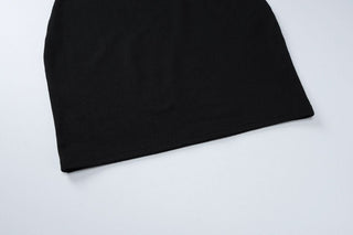 Long sleeve solid shrug tube 2 piece mini dress