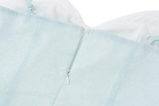 Halter metal butterfly patchwork zip-up cami mini dress