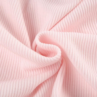 Short puff sleeve off shoulder halter ribbed top