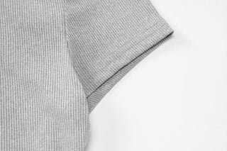 Short sleeve crewneck drawstring pant set