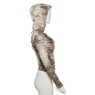 Hoodie long sleeve tie dye top