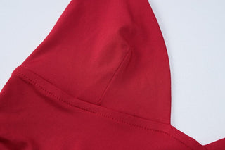 Ruched backless solid crop top