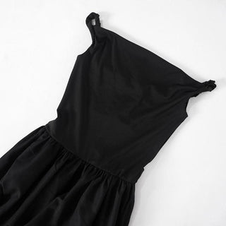 Off shoulder solid backless maxi dress