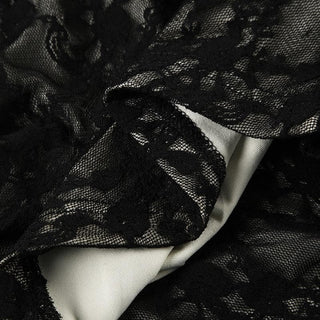 Long sleeve v neck lace button top