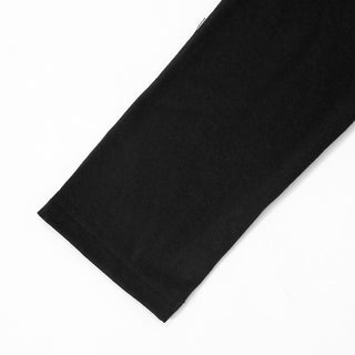 Long sleeve crewneck bowknot solid top