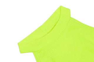 Sleeveless halter solid bodysuit