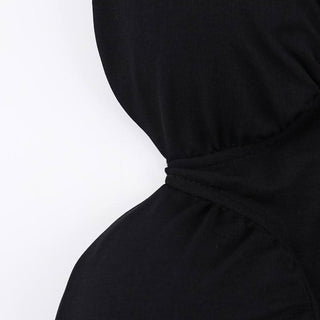 Sweetheart neck long sleeve mesh mini dress