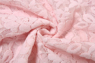 One shoulder lace mesh flower applique mini dress