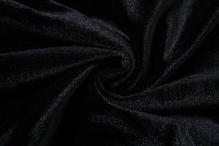 Gloves velvet mesh flower print tube maxi dress