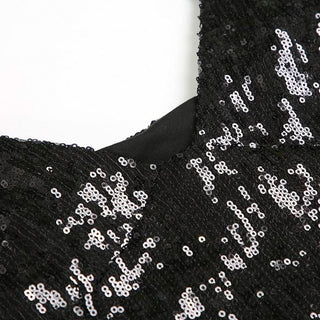 V neck glitter backless cami mini dress