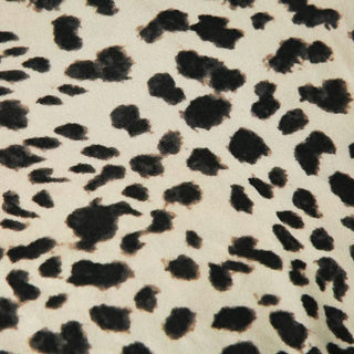 Leopard print long sleeve crewneck top
